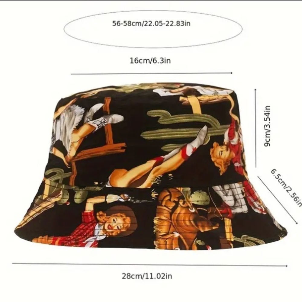 🔵 Bucket Hat Reversible - Picture 3 of 10
